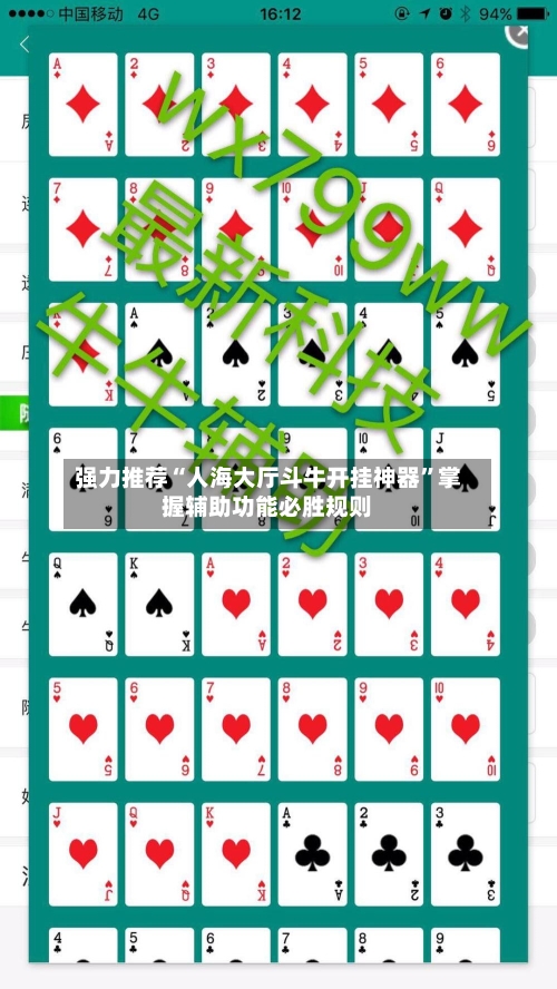 强力推荐“人海大厅斗牛开挂神器”掌握辅助功能必胜规则-第3张图片