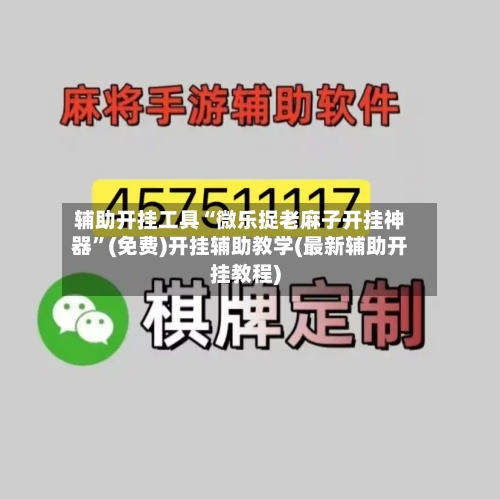 辅助开挂工具“微乐捉老麻子开挂神器”(免费)开挂辅助教学(最新辅助开挂教程)-第2张图片