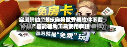 实测辅助“微乐麻将做弊器软件下载”智能辅助工具使用教程-第2张图片