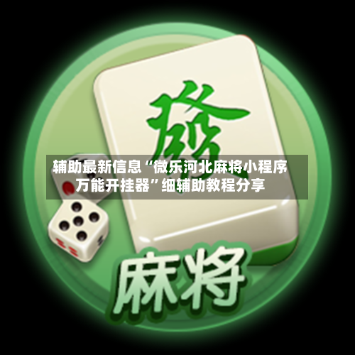 辅助最新信息“微乐河北麻将小程序万能开挂器”细辅助教程分享-第2张图片