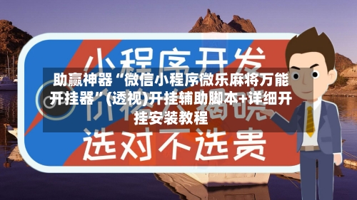 助赢神器“微信小程序微乐麻将万能开挂器”(透视)开挂辅助脚本+详细开挂安装教程-第2张图片