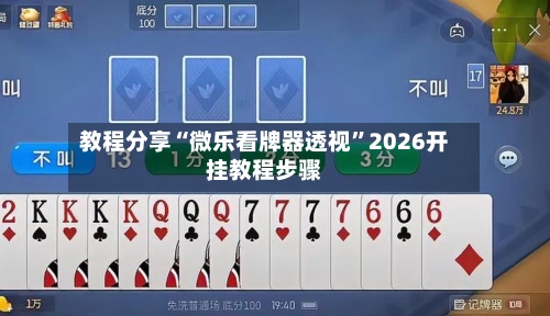 教程分享“微乐看牌器透视	”2026开挂教程步骤-第2张图片