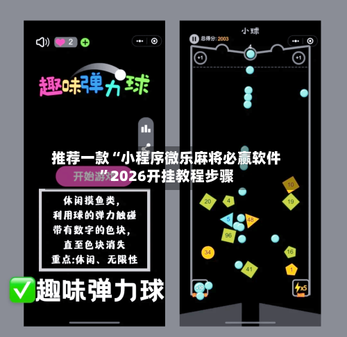 推荐一款“小程序微乐麻将必赢软件”2026开挂教程步骤-第2张图片