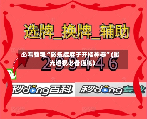 必看教程“微乐捉麻子开挂神器”(曝光透视必备猫腻)