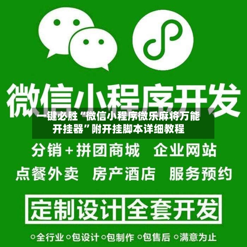 一键必胜“微信小程序微乐麻将万能开挂器”附开挂脚本详细教程-第2张图片