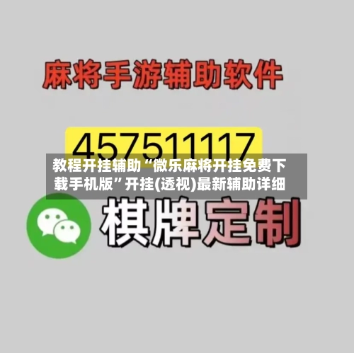 教程开挂辅助“微乐麻将开挂免费下载手机版”开挂(透视)最新辅助详细-第3张图片