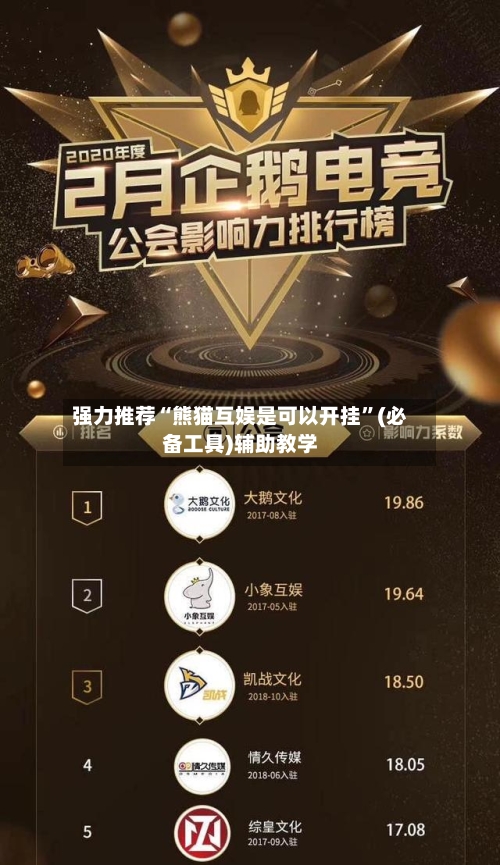 强力推荐“熊猫互娱是可以开挂”(必备工具)辅助教学-第2张图片