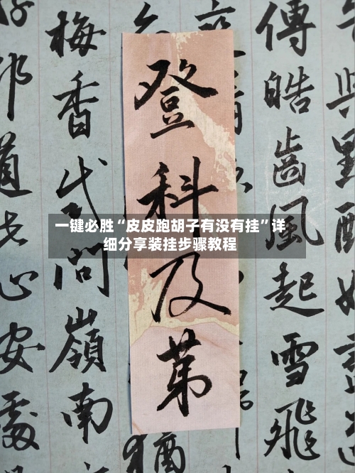 一键必胜“皮皮跑胡子有没有挂”详细分享装挂步骤教程