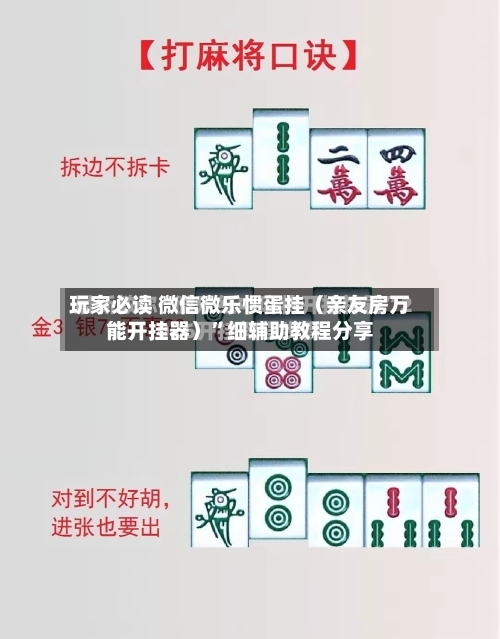 玩家必读 微信微乐惯蛋挂（亲友房万能开挂器）”细辅助教程分享-第2张图片