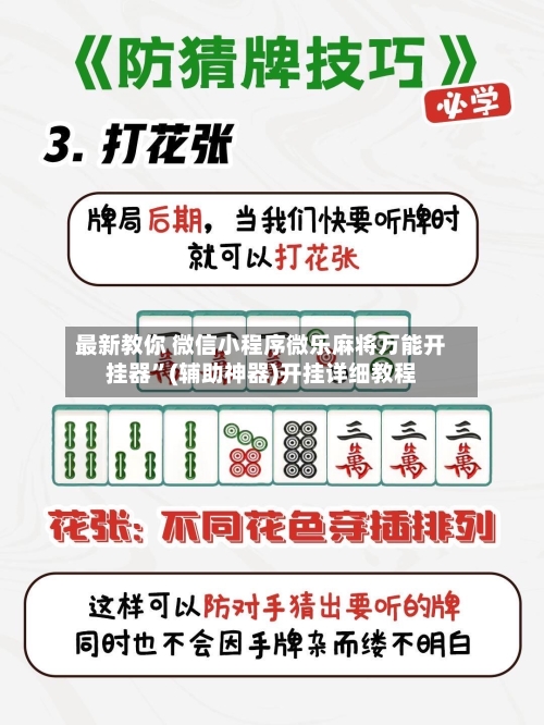 最新教你 微信小程序微乐麻将万能开挂器”(辅助神器)开挂详细教程-第2张图片