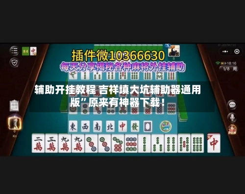 辅助开挂教程 吉祥填大坑辅助器通用版”原来有神器下载！-第2张图片