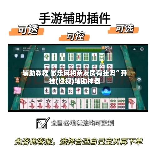 辅助教程 微乐麻将亲友房有挂吗”开挂(透视)辅助神器