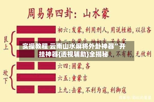 实操教程 云南山水麻将外卦神器”开挂神器{透视辅助}全揭秘-第3张图片