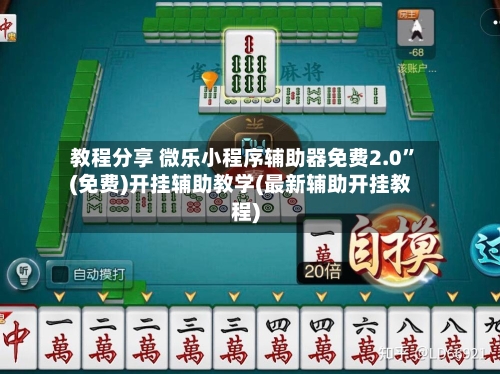 教程分享 微乐小程序辅助器免费2.0”(免费)开挂辅助教学(最新辅助开挂教程)-第2张图片
