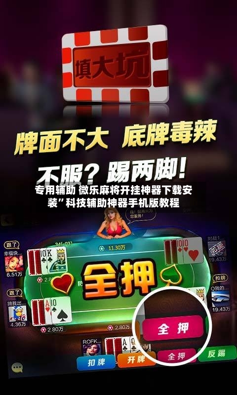 专用辅助 微乐麻将开挂神器下载安装	”科技辅助神器手机版教程-第2张图片