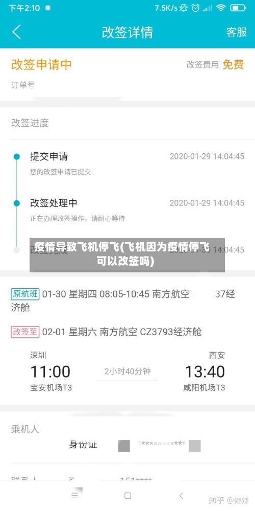 疫情导致飞机停飞(飞机因为疫情停飞可以改签吗)-第2张图片