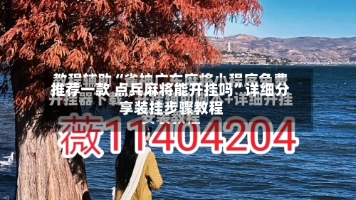 推荐一款 点兵麻将能开挂吗”详细分享装挂步骤教程-第3张图片
