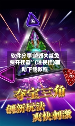 软件分享 泸州大贰免费开挂器”(透视挂)辅助下载教程-第3张图片