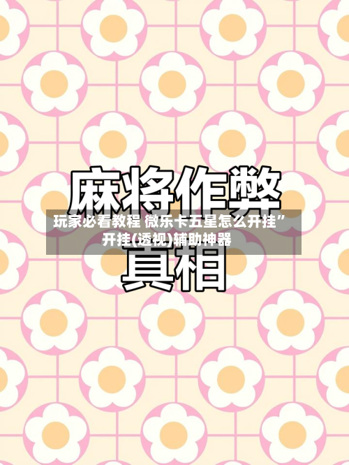 玩家必看教程 微乐卡五星怎么开挂”开挂(透视)辅助神器