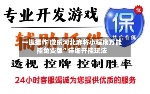 一键操作 微乐河北麻将小程序万能挂免费版”详细开挂玩法-第3张图片