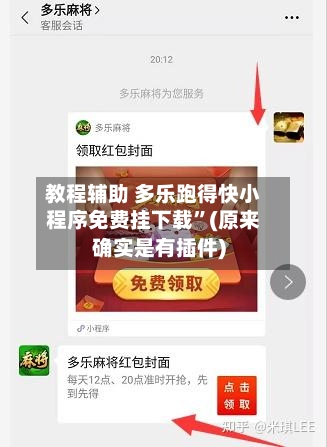 教程辅助 多乐跑得快小程序免费挂下载	”(原来确实是有插件)-第2张图片