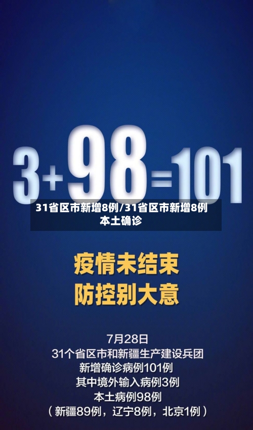 31省区市新增8例/31省区市新增8例本土确诊