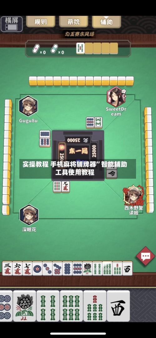 实操教程 手机麻将辅牌器”智能辅助工具使用教程