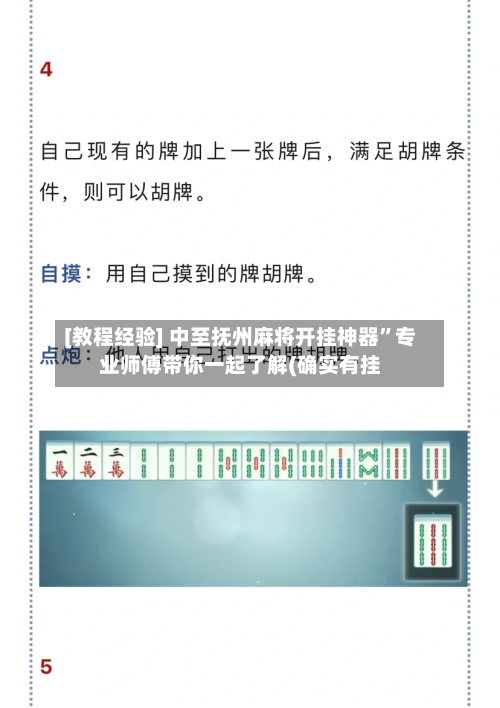 [教程经验] 中至抚州麻将开挂神器”专业师傅带你一起了解(确实有挂-第3张图片