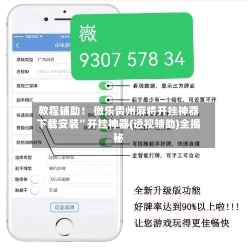 教程辅助！ 微乐贵州麻将开挂神器下载安装	”开挂神器{透视辅助}全揭秘-第2张图片