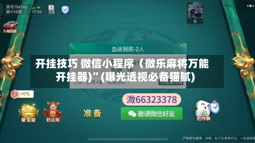 开挂技巧 微信小程序（微乐麻将万能开挂器)”(曝光透视必备猫腻)-第2张图片