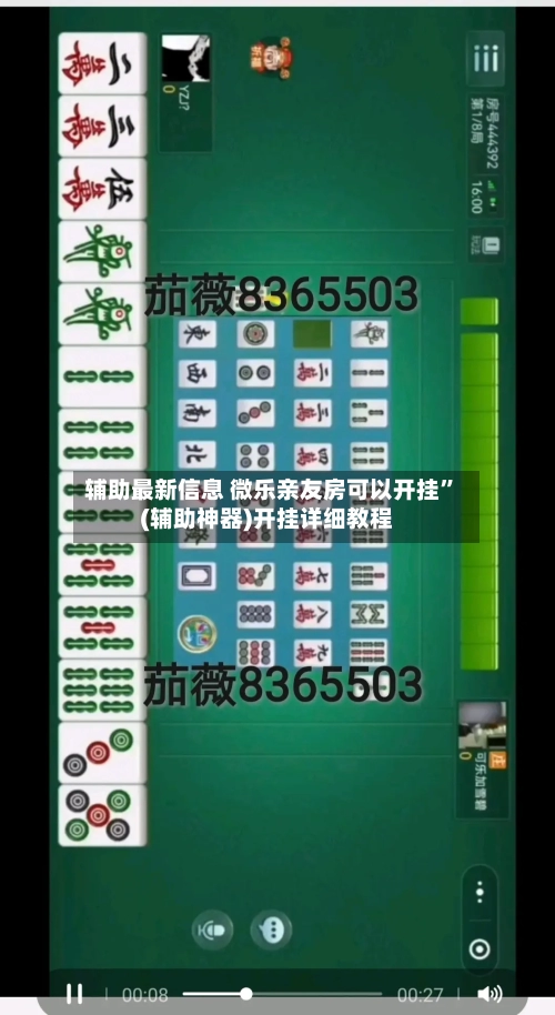 辅助最新信息 微乐亲友房可以开挂”(辅助神器)开挂详细教程-第3张图片