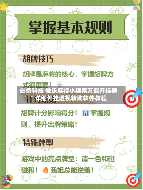 必备科技 微乐麻将小程序万能开挂器”详细外挂透视辅助软件教程-第2张图片