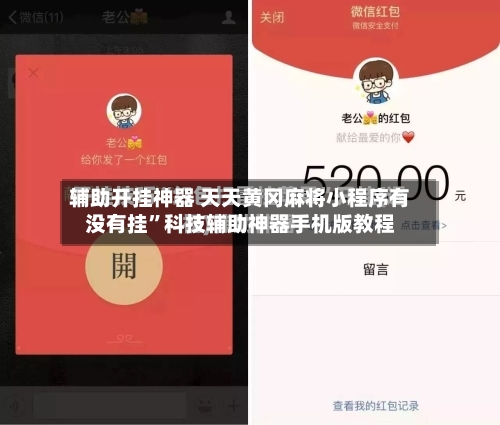 辅助开挂神器 天天黄冈麻将小程序有没有挂”科技辅助神器手机版教程-第3张图片