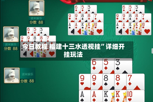 今日教程 福建十三水透视挂”详细开挂玩法