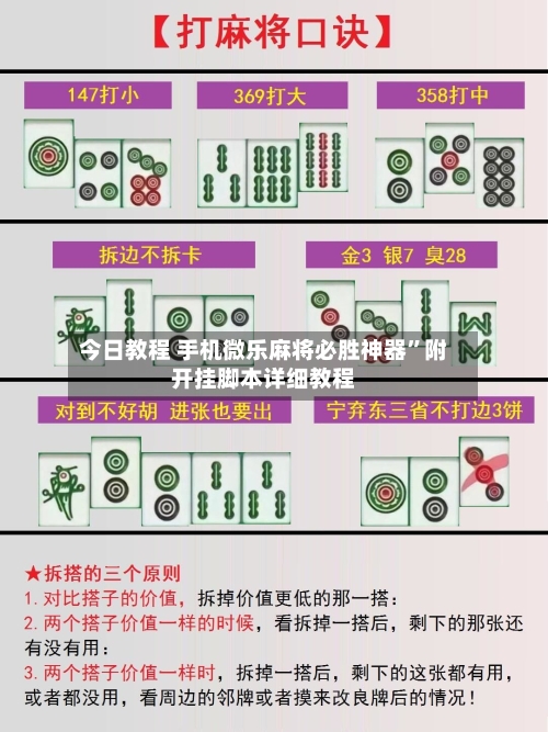 今日教程 手机微乐麻将必胜神器”附开挂脚本详细教程-第2张图片