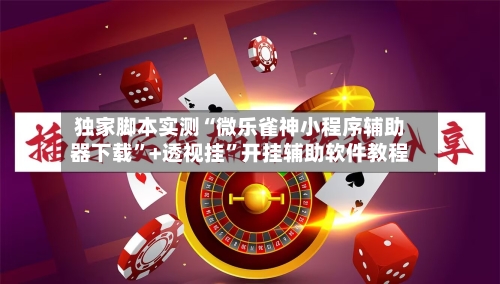 独家脚本实测“微乐雀神小程序辅助器下载”+透视挂”开挂辅助软件教程-第2张图片