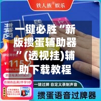 一键必胜“新版掼蛋辅助器”(透视挂)辅助下载教程-第2张图片