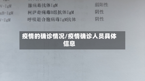疫情的确诊情况/疫情确诊人员具体信息-第2张图片
