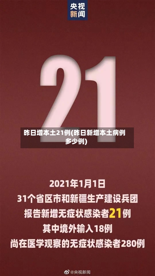 昨日增本土21例(昨日新增本土病例多少例)-第3张图片