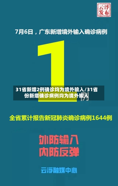 31省新增2例确诊均为境外输入/31省份新增确诊病例均为境外输入-第2张图片