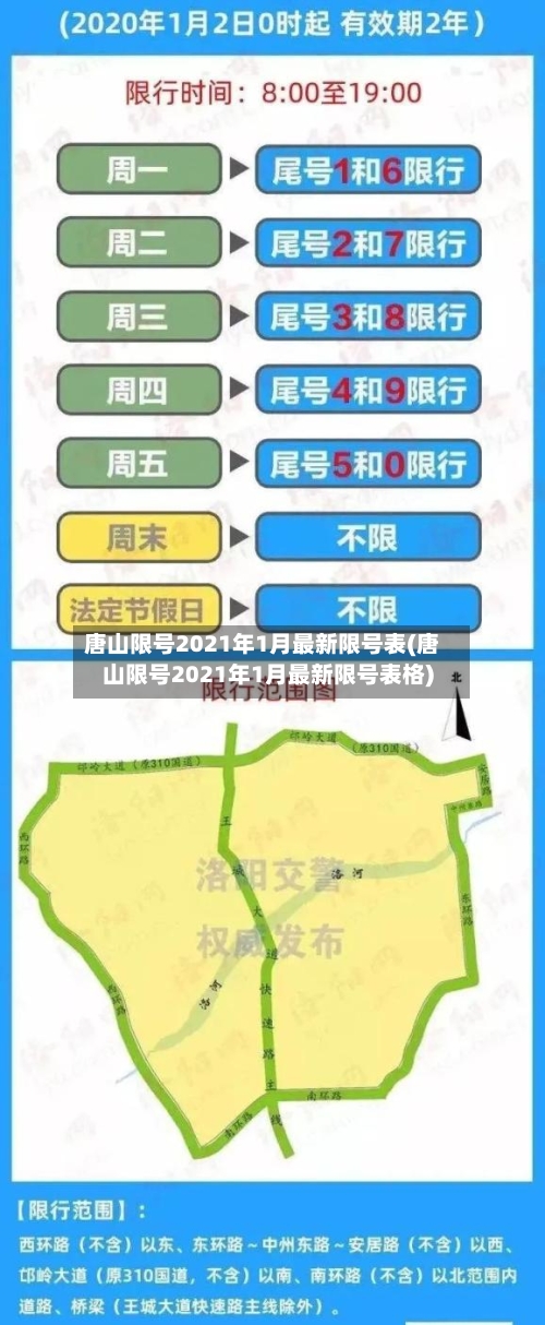 唐山限号2021年1月最新限号表(唐山限号2021年1月最新限号表格)