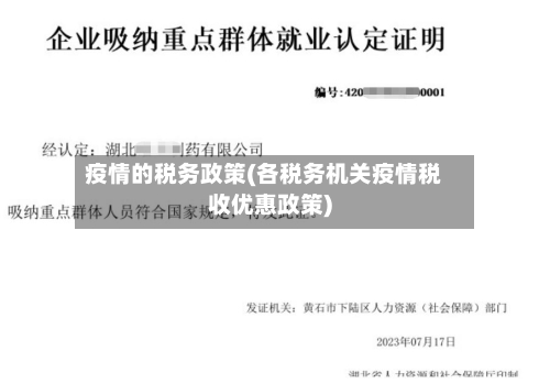 疫情的税务政策(各税务机关疫情税收优惠政策)-第2张图片