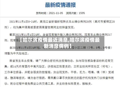 【哈尔滨疫情最近消息,哈尔滨疫情最新消息病例】