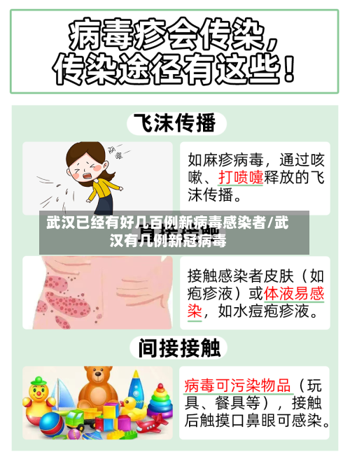 武汉已经有好几百例新病毒感染者/武汉有几例新冠病毒