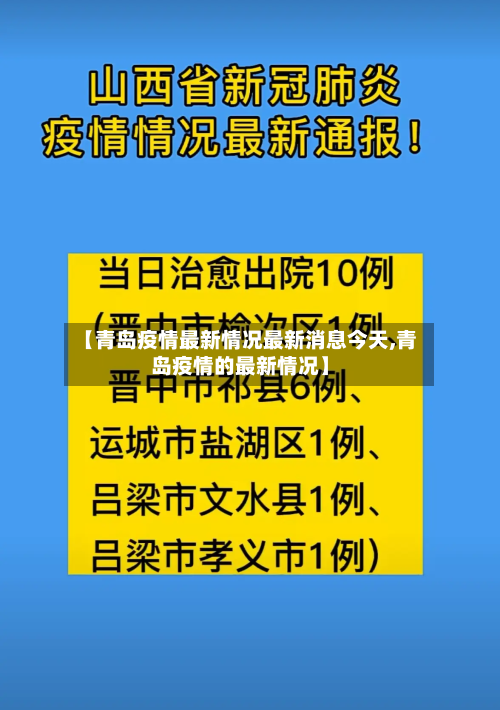 【青岛疫情最新情况最新消息今天,青岛疫情的最新情况】