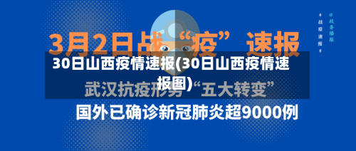 30日山西疫情速报(30日山西疫情速报图)