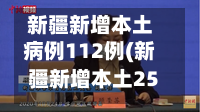 新疆新增本土病例112例(新疆新增本土25例)-第3张图片