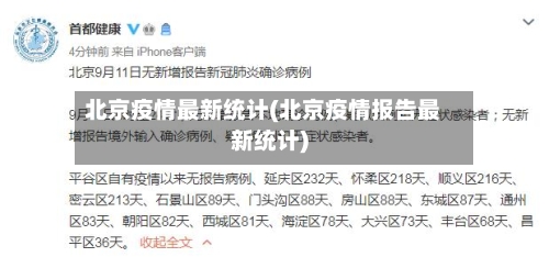 北京疫情最新统计(北京疫情报告最新统计)