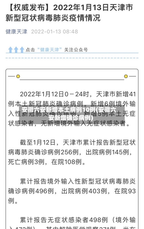 安徽六安新增本土病例10例(安徽六安新增确诊病例)-第2张图片