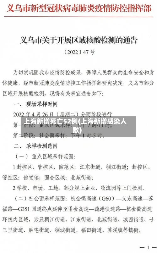 上海新增死亡52例(上海新增感染人数)-第3张图片